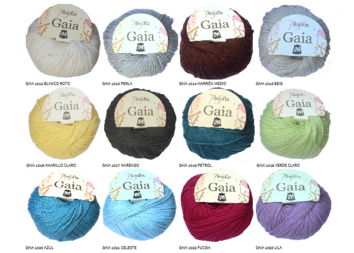 Coleccion de Lanas Gaia de Hilaturas LM