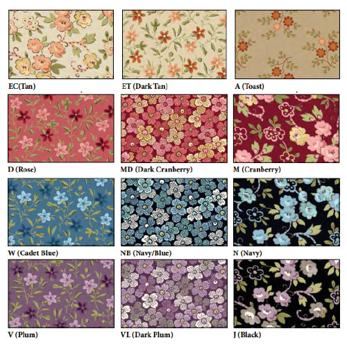 Coleccion de Telas de Patchwork Petals Coleccion de Telas de Patchwork Petals