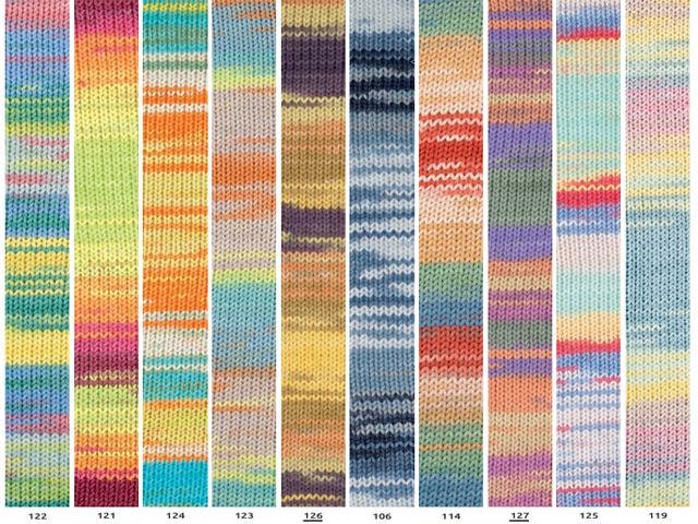 Coleccion Lanas Katia Menfis Color