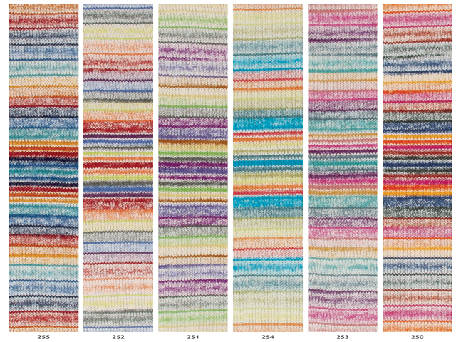 Coleccion Lanas Katia Fair Cotton Arlequino