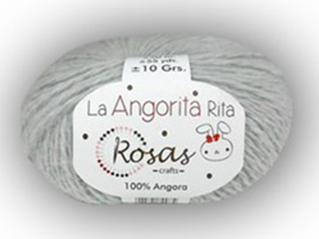 Lana Angorita de Rosas Crafts en QueSeCose
